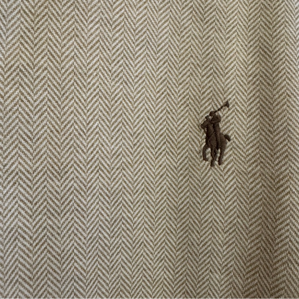 Ralph Lauren Polo Slim Fit Herringbone Knit Shirt - Picture 2 of 9